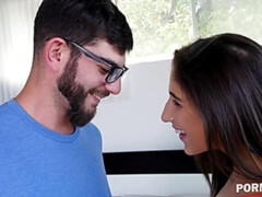 Anal, Cul, Chambre à dormir, Sucer une bite, Brunette brune, Seins naturels, Chatte, Nénés