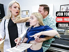 Uniform xxx with stupefying John Strong and Haley Spades from FreeUse