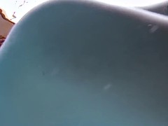 ビキニ, プール, 一人, オッパイの, 水中