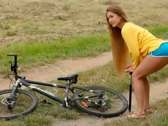 Culo, Mamada, Morena, Linda, Pajear, Al aire libre, Afeitado, Tetas
