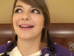 18 jahre, Leie, Blasen, Braunhaarige, Spermaladung, Süss, Pov, Jungendliche (18+)