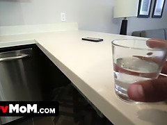 Mooi, Grote kont, Grote mammen, Blond, Oudere vrouw, Likken, Schreeuwen, Stiefmoeder