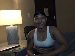 Grosser schwanz, Schwarz, Süss, Schwarz, Lesbisch