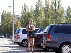 Horny Guy Catches Porn Babe Blanche Bradburry