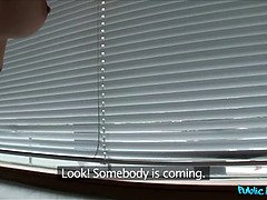 Blondine, Blasen, Vollbusig, Hd, Im freien, Pov, Öffentlich, Rau