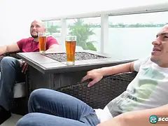 REMASTERED MONDAY: Wife and mom Sky Haven, 45, fucks two hung studs