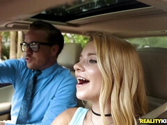 Rubia, Coche, Sexo soft, Adolescente