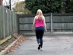 Aston Wilde Interview: Hairy Blonde Masturbates with Vibrator & Fingers - Solo Sex Toy Fun