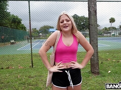 18 años, Amateur, Rubia, Al aire libre, Sexo soft, Adolescente