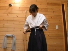 Asiatique, Cul, Japonaise, Solo, Adolescente