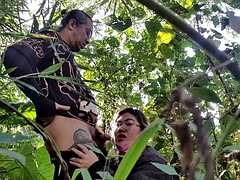 素人, フェラチオ, 中出し, ハードコア, 熟年, 淫乱熟女, アウトドア