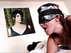 Enthousiasteling, Anaal, Sperma in mond, Sperma in gezicht, Kut duiken, Vastgebonden