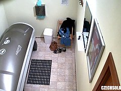 チェコ, Hd, 巨大, 公共, オマンコ, 現実, 日光浴室, のぞき