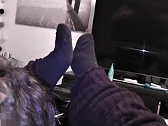 Leie, Schwarz, Blondine, Dildo, Schwarz, Lecken, Lingerie, Milf