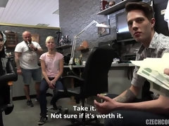 素人, ブロンド, フェラチオ, フォアサム, 手コキする, パーティ, 剃毛, ティーン