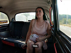 Chloe Bailey's tight bald pussy gets fucked hard in a taxi in white panties