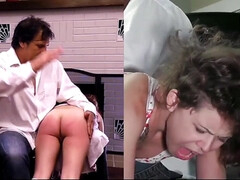 素人, お尻, フェティッシュ, ハードコア, 小柄, オマンコ, スパンキング, オッパイの