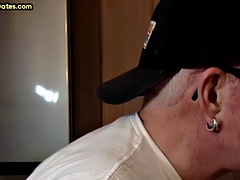 素人, フェラチオ, 捕まる, ゲイ, ピアス, 現実, ヴィンテージ