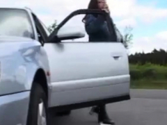 Europäisch, Deutsch, Lesbisch, Milf, Im freien, Rotschopf