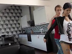 Arsch, Schönheit, Blasen, Braunhaarige, Gehörnter ehemann, Geld, Pov, Muschi