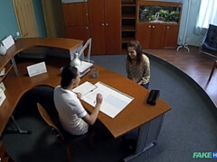 Leie, Arzt, Fingern, Lecken, Krankenschwester, Büro, Muschi, Uniform