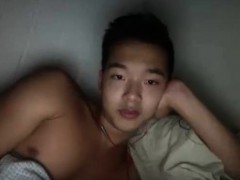 Enthousiasteling, Aziatisch, Homo, Masturbatie, Alleen, Webcamera