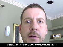 Watch the blonde babysitter thief get caught and fucked hard by her boss