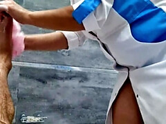 Любители, Член, Ласковые ручки, Дрочит, Натуральные сиськи, Медсестра, В офисе, Сиськи