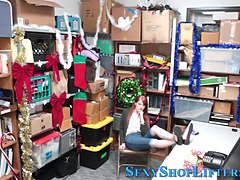 Teenager shoplifter spermed