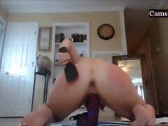 Enthousiasteling, Bruinharig, Gek, Hardcore, Alleen, Tiener, Tieten likken, Webcamera