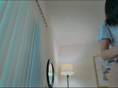 素人, 茶髪の, オナニー, 一人, ウェブカメラ