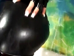 Leie, Braunhaarige, Vollbusig, Klassisch, Süss, Kehlenfick, Schwanz, Latex