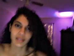 美女, デカパイ, 黒人, 黒人, 一人, オッパイの