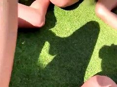 カワイイ, 女, レズビアン, 裸, オージー, アウトドア, パーティ, オマンコ