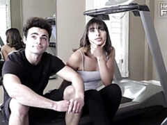 WEIGHT ROOM FUCK - MIGUEL PURDUE & VANESSA ORTIZ FULL-FILL A FANTASY