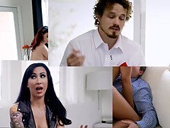69, 着衣女と全裸男, ハードコア, Hd, 淫乱熟女, オマンコ, 禁句, 三人