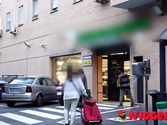 お尻, 美女, デカ尻, デカチン, 黒人, フェラチオ, 異人種間, オマンコ