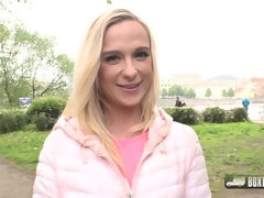 Playful Blond Hair Babe Crystal Caytlin Likes Intercourse in Public