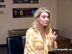 Blonde mature hammered by head teachers fat dick