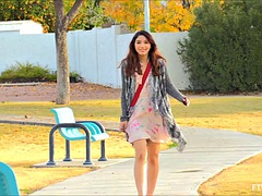 Любители, Азиатки, На природе, На публике