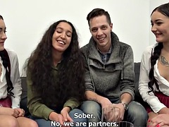 Tussi, Blasen, Braunhaarige, Französisch, Milf, Swingers, Jungendliche (18+), Titten
