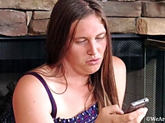 Grote mammen, Bruinharig, Vrouw, Harig, Hd, Moeder die ik wil neuken, Alleen