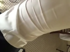 Pleasing small titted oriental gal making her fetish dreams come true