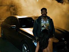 Grosser schwanz, Schwarz, Blasen, Braunhaarige, Schwarz, Interrassisch, Reiten, Flotter dreier