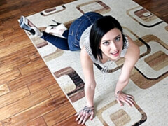 Blasen, Braunhaarige, Handjob, Hardcore, Lecken, Masturbation, Kurzes haar, Titten