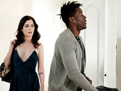 Noire, Sucer une bite, Branlette thaïlandaise, Interracial, Embrassement, Tatouage, Adolescente, Nénés