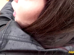 Grosse bite, Sucer une bite, Voiture, Mignonne, De plein air, Chatte, Rousse roux, Adolescente