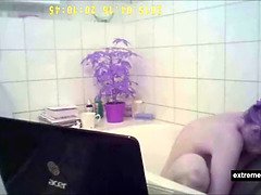 Gros seins, Hd, Mature, Maman, Nue  à poil, Solo, Espionne, Voyeur