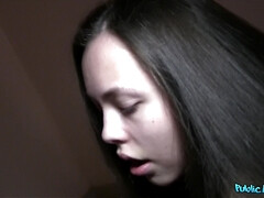 素人, 美女, フェラチオ, 茶髪の, お金, アウトドア, ハメ撮り, 公共