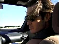 Leie, In den arsch, Grosse titten, Blondine, Auto, Milf, Im freien, Titten